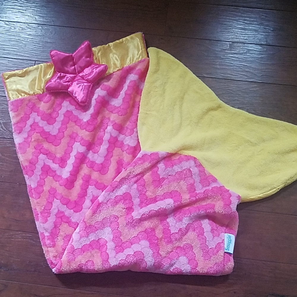 Mermaid tail blanket
